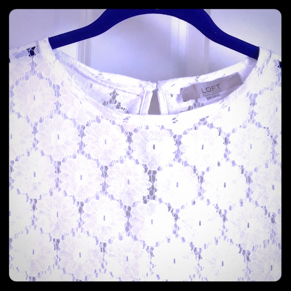 LOFT🌸 Beautiful Lace Blouse